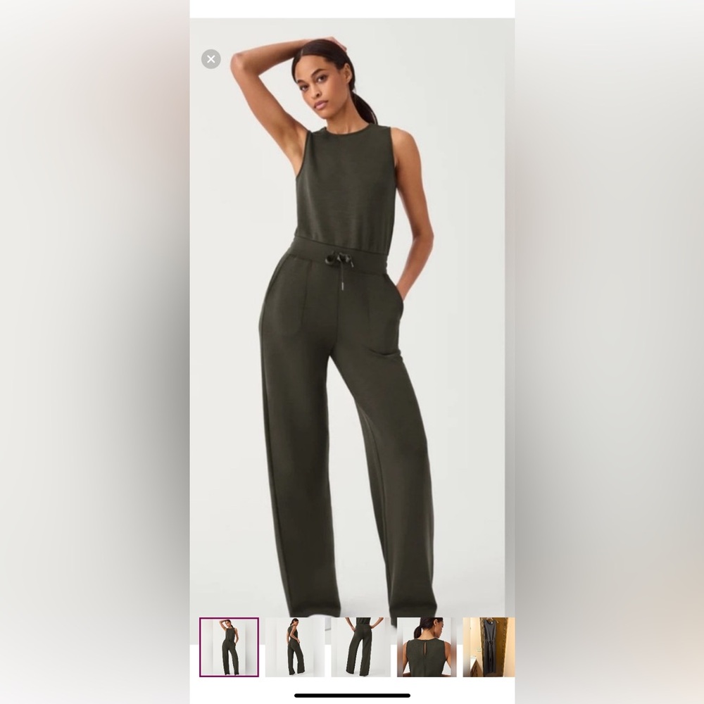 SPANX Dark Olive Women's Jumpsuit